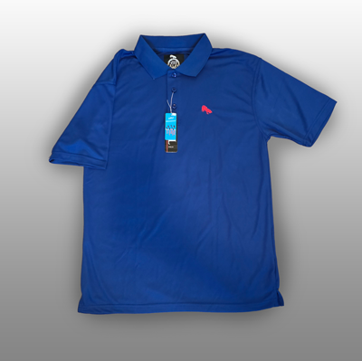 Premium Royal Blue Polo Shirt with Breathable Stretch Fabric